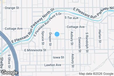 Map image of the property - 1620 Palmer St