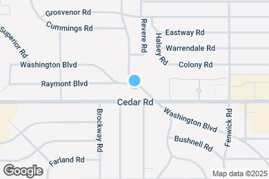 Map image of the property - 3698 Washington Blvd