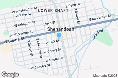 Map image of the property - 11 W Oak St