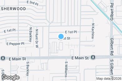 Map image of the property - 1649 E 1st St