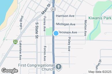 Map image of the property - 1601 Niles Ave