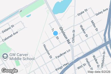 Map image of the property - 1128 Texas St