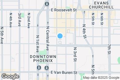 Map image of the property - 100 E Fillmore St