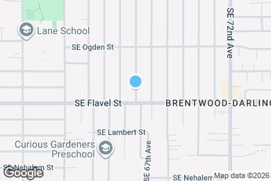 Map image of the property - 7427 SE 66th Ave