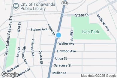 Map image of the property - 419 Delaware Street