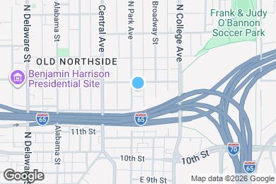 Map image of the property - Genesee Apartments
