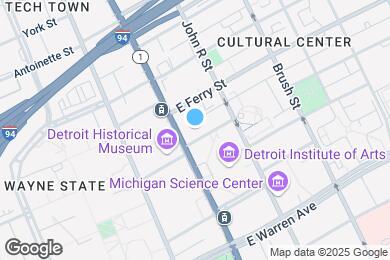 Map image of the property - 15 E Kirby St