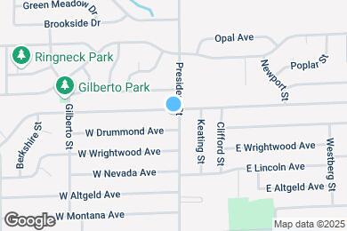 Map image of the property - 1718 President St