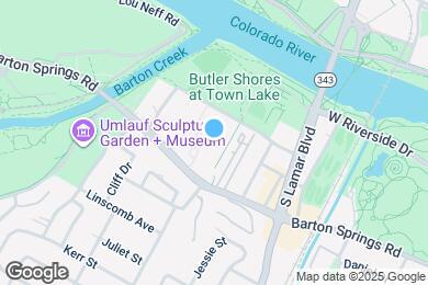 Map image of the property - 1600 Barton Springs Rd