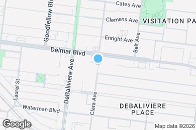 Map image of the property - 615 Clara Ave