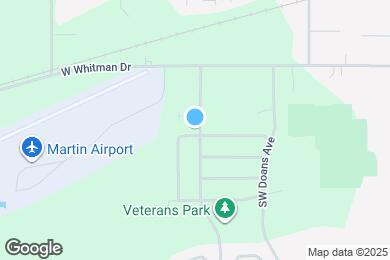 Map image of the property - 1300 SW Greeley St