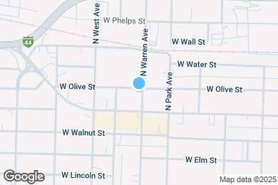 Map image of the property - 2302 W Olive St