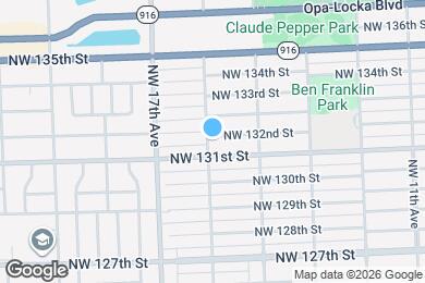 Map image of the property - 1570 NW 132nd St