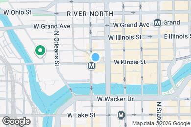 Map image of the property - 165 W Kinzie St