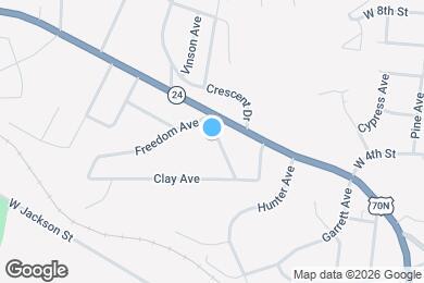 Map image of the property - 748 Steakley Dr