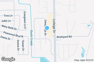 Map image of the property - 1656 Dartmouth Dr