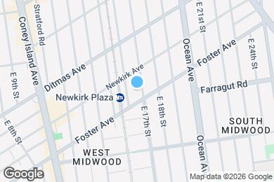 Map image of the property - Room in Shared 4 bed/4 bath home in Ditmas Park