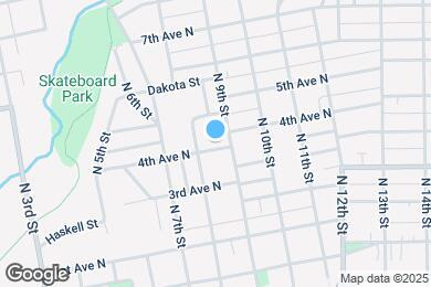 Map image of the property - 818 4th Ave N