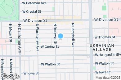 Map image of the property - 2543 W Thomas St