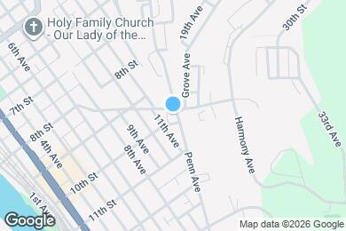 Map image of the property - 904 Penn Ave