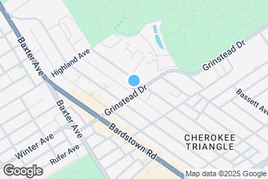 Map image of the property - 2119 Grinstead Dr