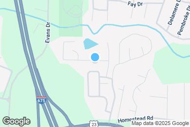 Map image of the property - 3551 Creekview Dr