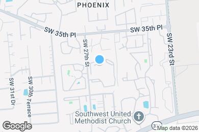 Map image of the property - 3705 SW 27th St