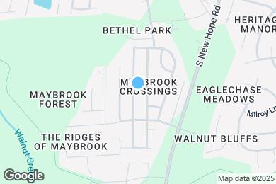 Map image of the property - 1621 Brown Owl Dr