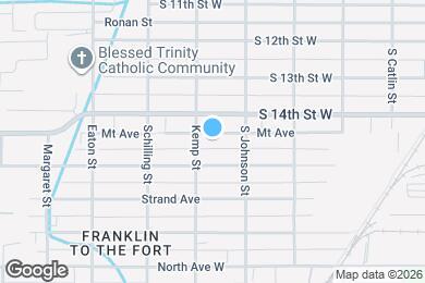 Map image of the property - 2025 Mount Ave