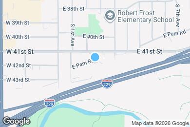 Map image of the property - 233 E Pam Rd