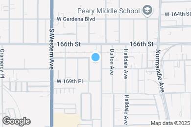 Map image of the property - 1610 W 168th St