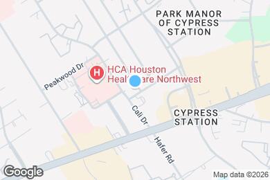 Map image of the property - 17403 Mossforest Dr