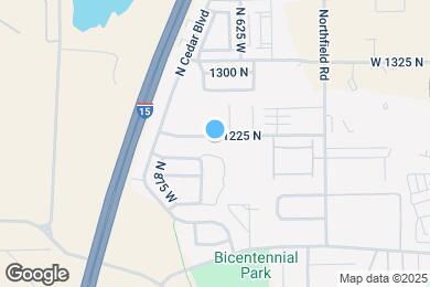 Map image of the property - 703 W 1225 N
