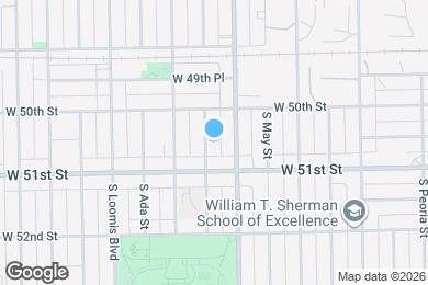 Map image of the property - 5031 S Elizabeth St