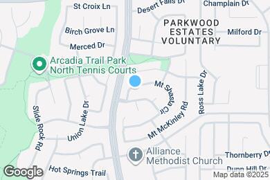 Map image of the property - 8237 Mt Shasta Cir