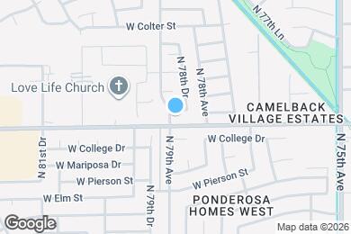 Map image of the property - 7893 W Pasadena Ave