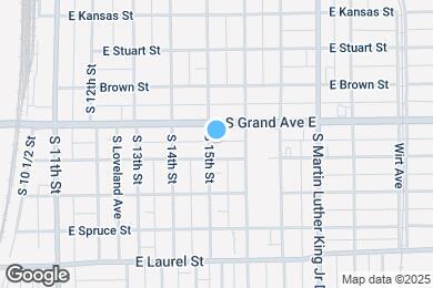 Map image of the property - 1420 S 15th St