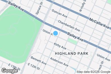 Map image of the property - 1420 Union Ave