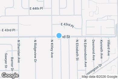 Map image of the property - 6609 E 42nd St