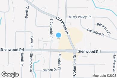 Map image of the property - Columbia Place Apartments