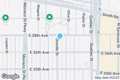 Map image of the property - 3670 Oneida St