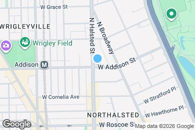 Map image of the property - 748 W Addison St