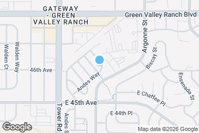 Map image of the property - 18660 E 47th Ave