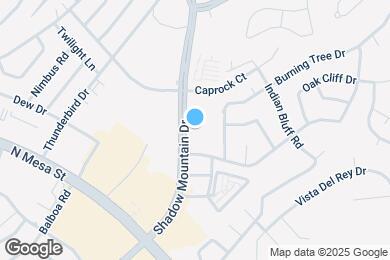 Map image of the property - 252 Shadow Mountain Dr