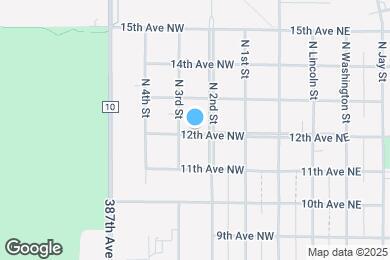 Map image of the property - 206 12th Ave NW