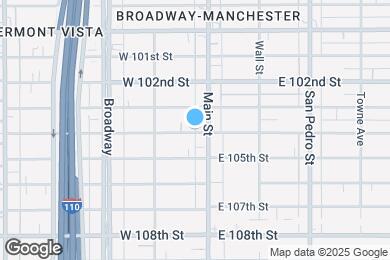 Map image of the property - 113 W 104th St