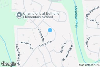 Map image of the property - 325 Pointer Ct