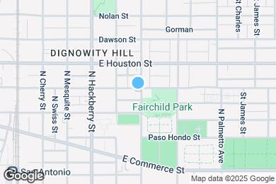 Map image of the property - 1130 E Crockett St
