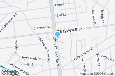 Map image of the property - 8582 Chesapeake Blvd