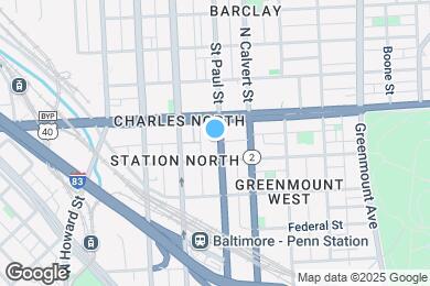 Map image of the property - 1818 Saint Paul St